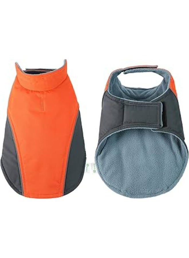 Pet Jacket, XS Size, for Small Breeds up to 2.5kg, orange - Image 2